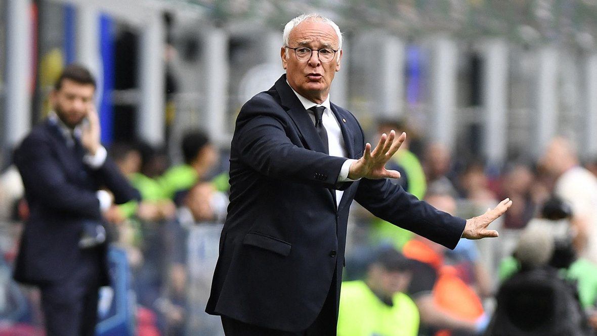 Клаудио Раньери. Главный тренер «Ромы» Клаудио Раньери