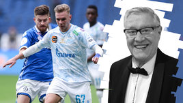 Футболисты Данил Глебов и Максим Глушенков в матче РПЛ «Динамо» — «Зенит» (1:1)