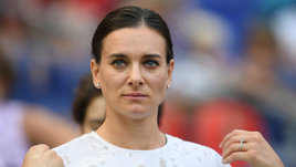 Прыгунья в высоту Елена Исинбаева