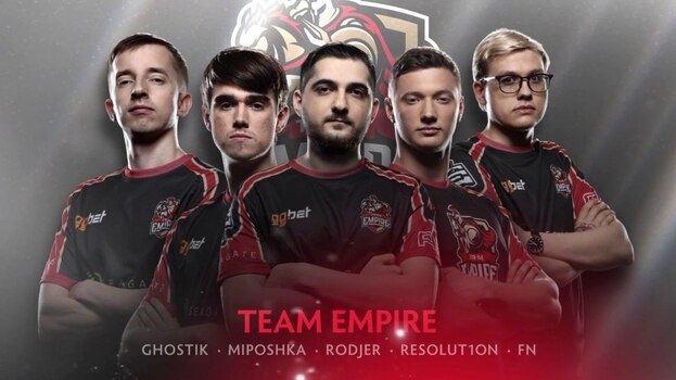 Состав Team Empire на The International 2017.