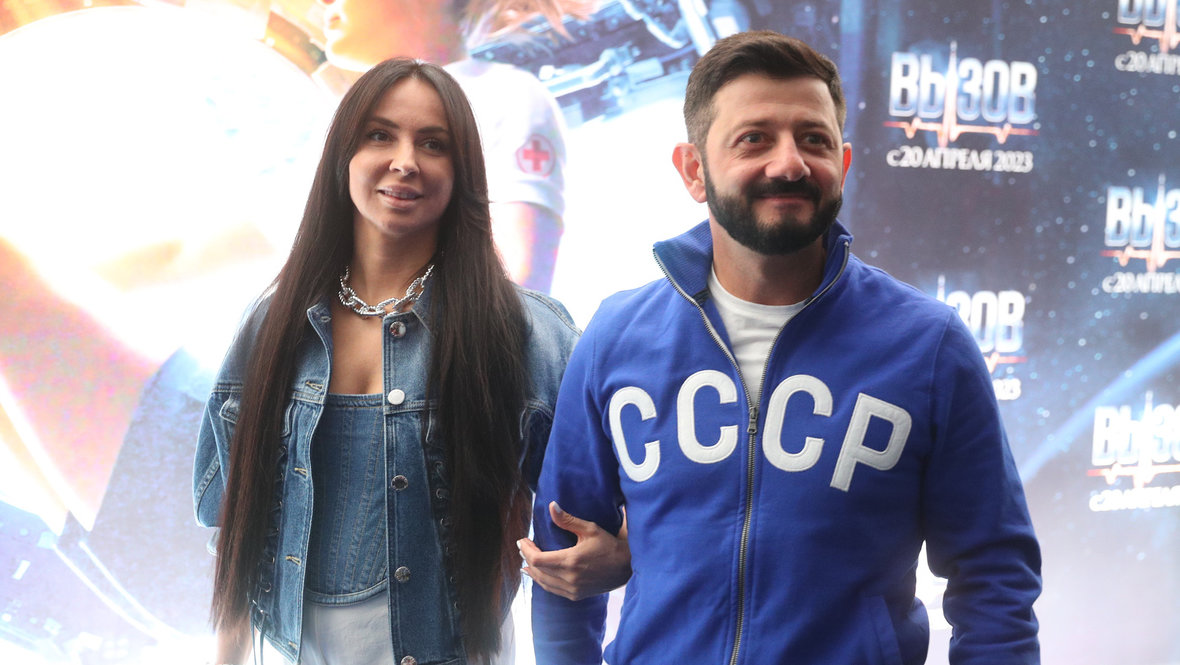 Михаил Галустян с женой Викторией