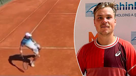 Обматерил и схватил за горло судью, а теперь собирает деньги на штраф. Дикая выходка российского теннисиста