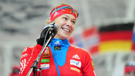 Биатлонистка Ольга Зайцева