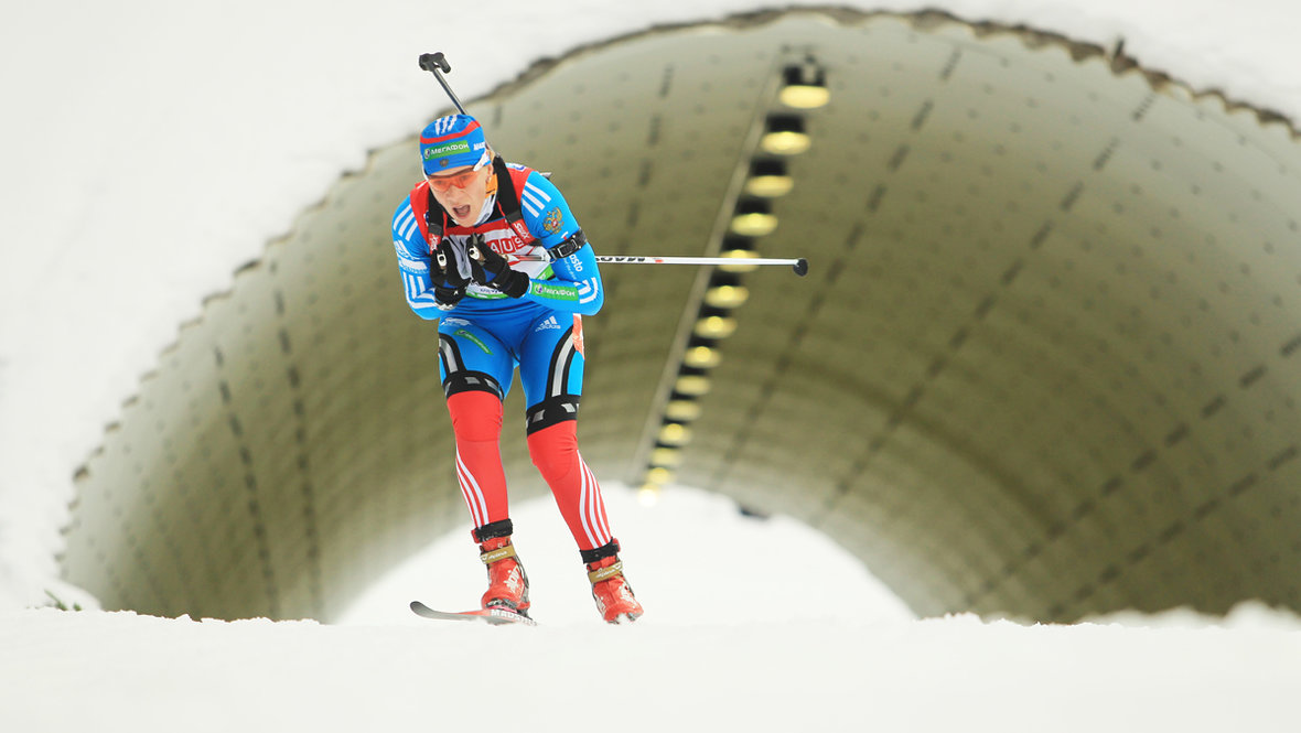 Ольга Зайцева. Биатлонистка Ольга Зайцева. 2011 год