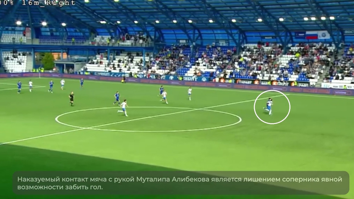 Эпизод матча 25-го тура РПЛ «Оренбург» — «Динамо» Махачкала.