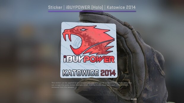 Стикер команды iBUYPOWER.