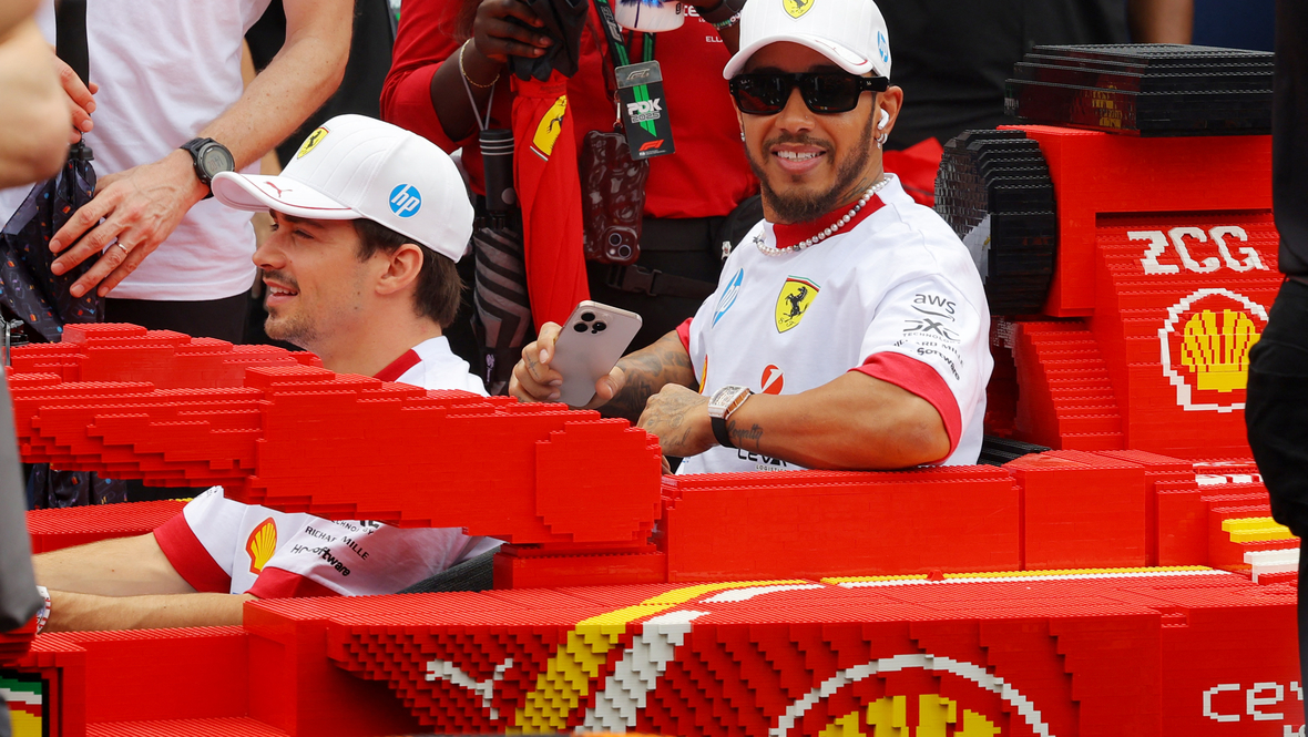 Шарль Леклер и Льюис Хэмилтон.