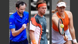 Даниил Медведев, Андрей Рублев и Мирра Андреева