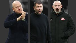 Тренеры Марко Николич, Мурад Мусаев и Деян Станкович