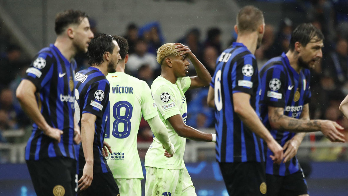 Ламин Ямаль упустил шанс забить гол. Нападающий «Барселоны» Ламин Ямаль