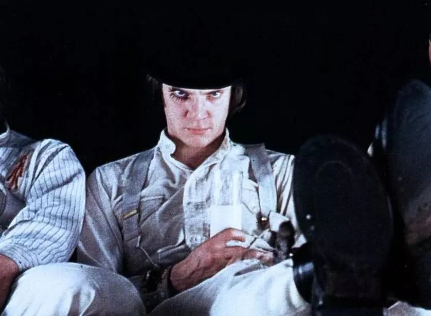 Кадр из фильма «Заводной апельсин», реж. Стэнли Кубрик. Polaris Productions, Hawk Films.