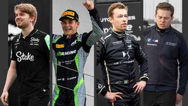 Роберт Шварцман, Никита Бедрин, Даниил Квят и Тимур Богуславский.