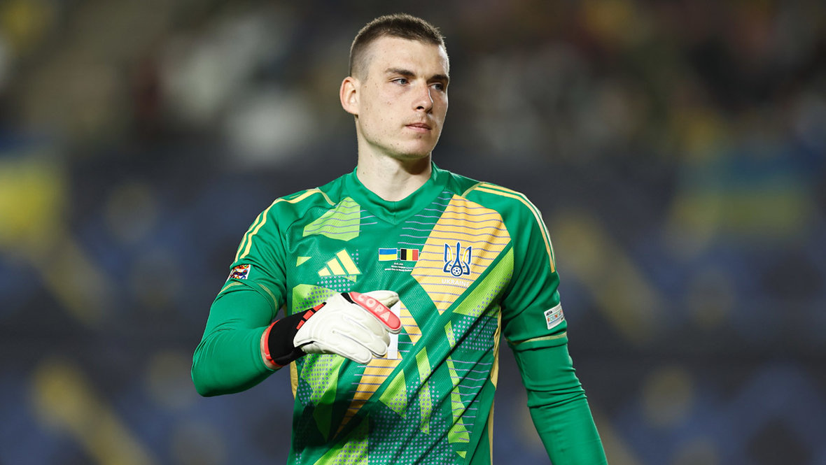 Вратарь «Реала» Андрей Лунин