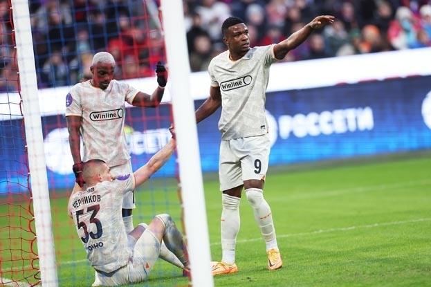 Жоау Батчи, Александр Черников и Джон Кордоба. Футболисты «Краснодара» Жоау Батчи, Александр Черников и Джон Кордоба