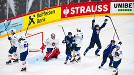 Финляндия героически спаслась от позора с французами! Экс-звезде КХЛ удалось дважды пробить проспекта «Вашингтона»