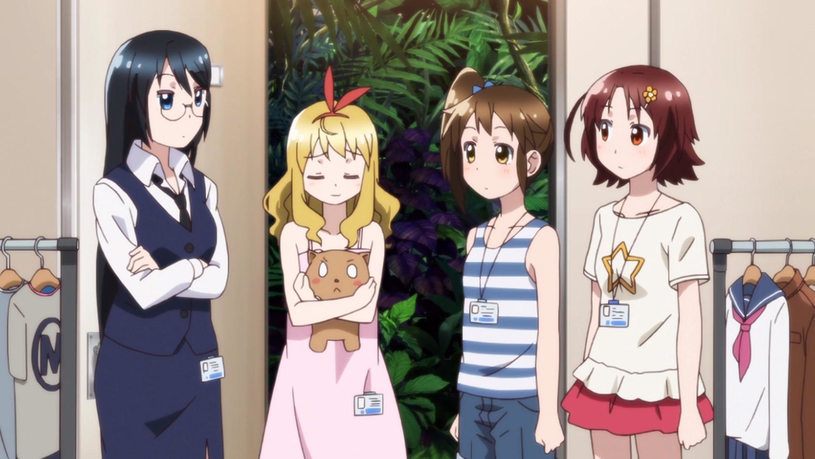 Кадр из аниме «МангаЧки!», реж. Нобуаки Наканъиси, Doga Kobo