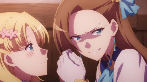 Кадр из аниме «Моя реинкарнация в отомэ-игре в качестве главной злодейки», реж. Кэисукэ Иноэ, Дзюнъя Косиба, Ямато Оти, Silver Link