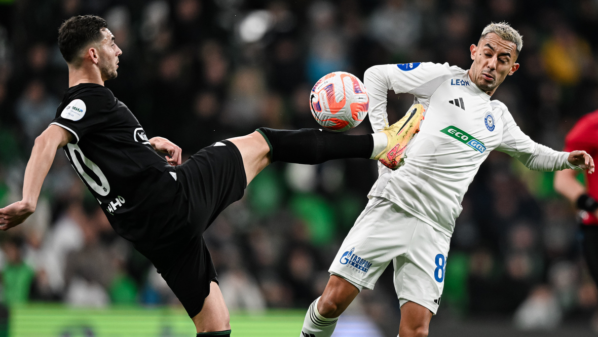 Эдуард Сперцян («Краснодар») и Джимми Марин («Оренбург»).