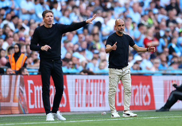 Оливер Гласнер и Хосеп Гвардиола.