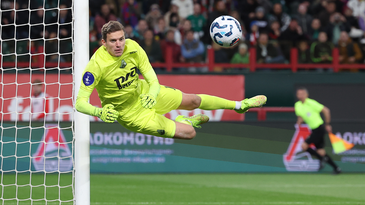 Сэйв Антона Митрюшкина в матче с ЦСКА.
