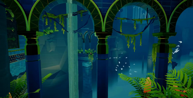 Руины древней цивилизации в Abzu.