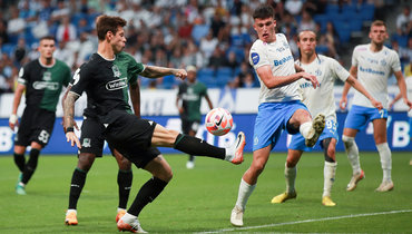 Федор Смолов в матче «Динамо» — «Краснодар» (0:1).