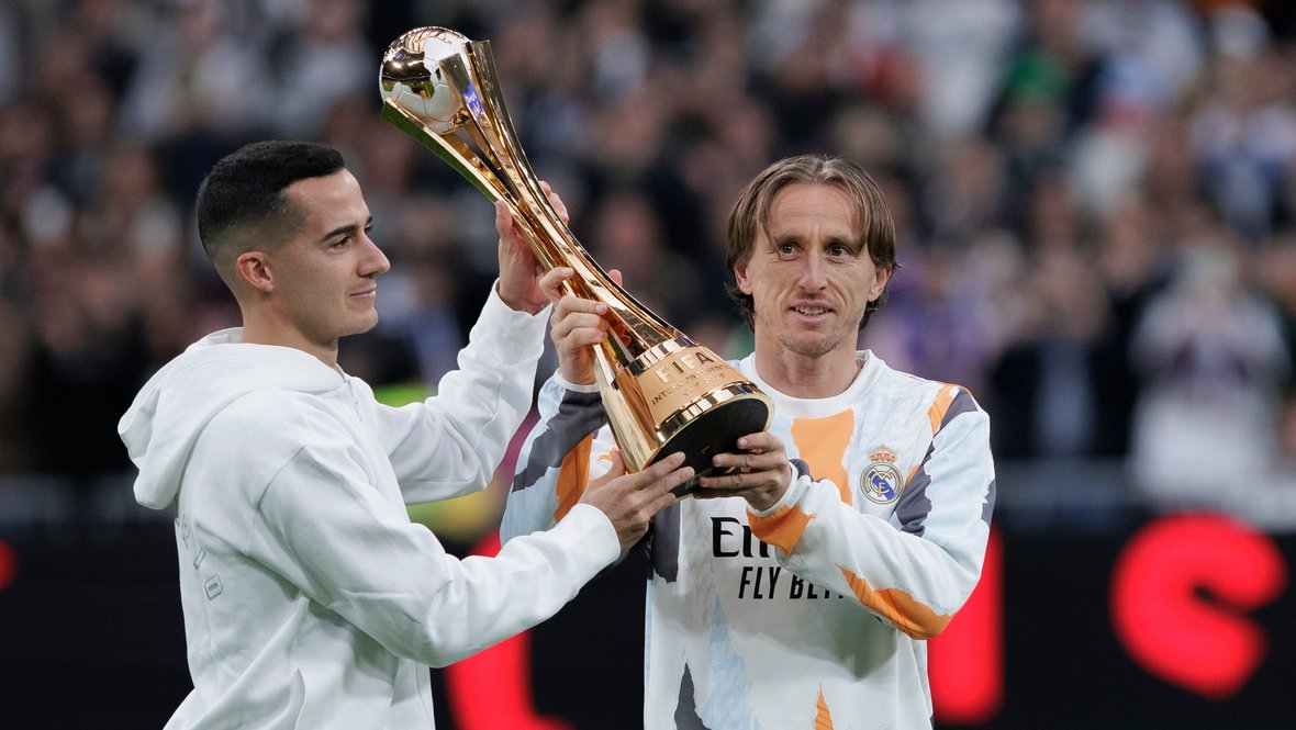 Лукас Васкес и Лука Модрич.