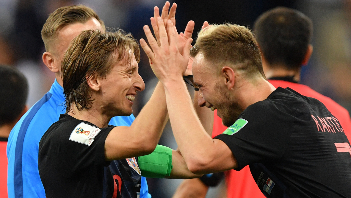 Лука Модрич и Иван Ракитич.