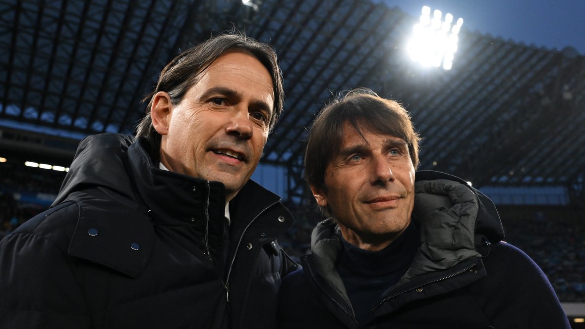 Симоне Индзаги и Антонио Конте.