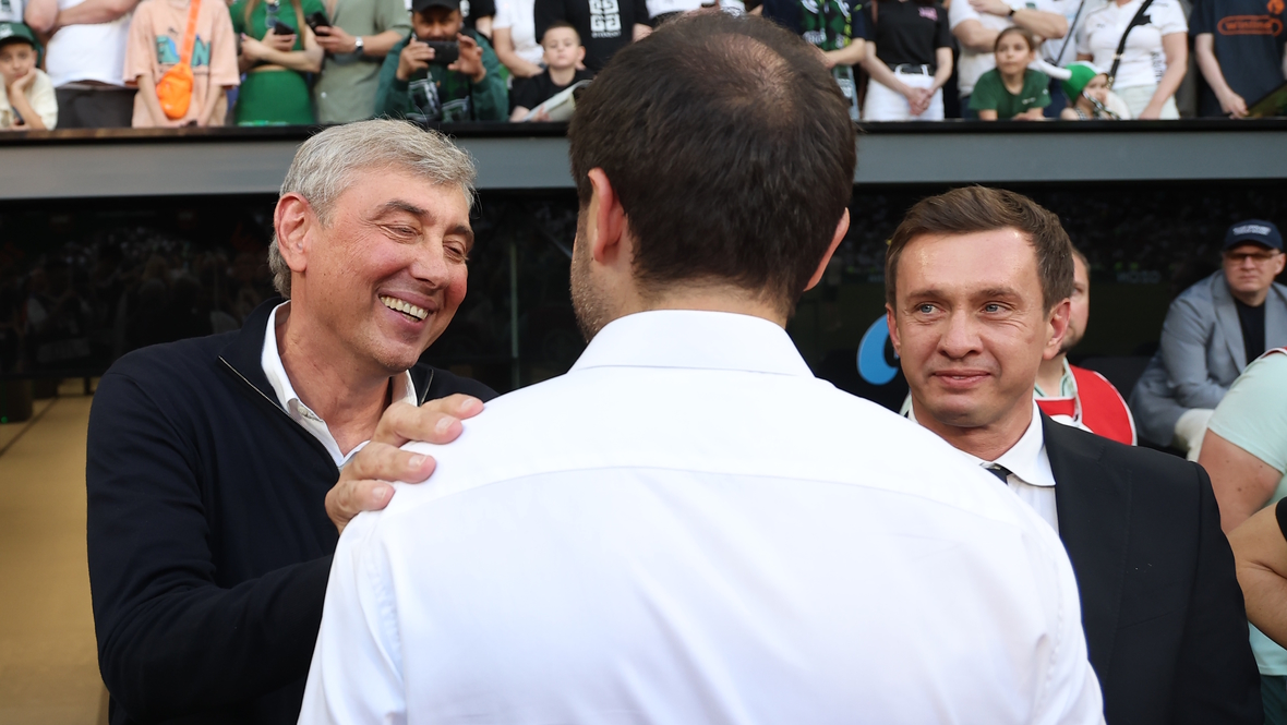 Сергей Галицкий, Мурад Мусаев и Александр Алаев.