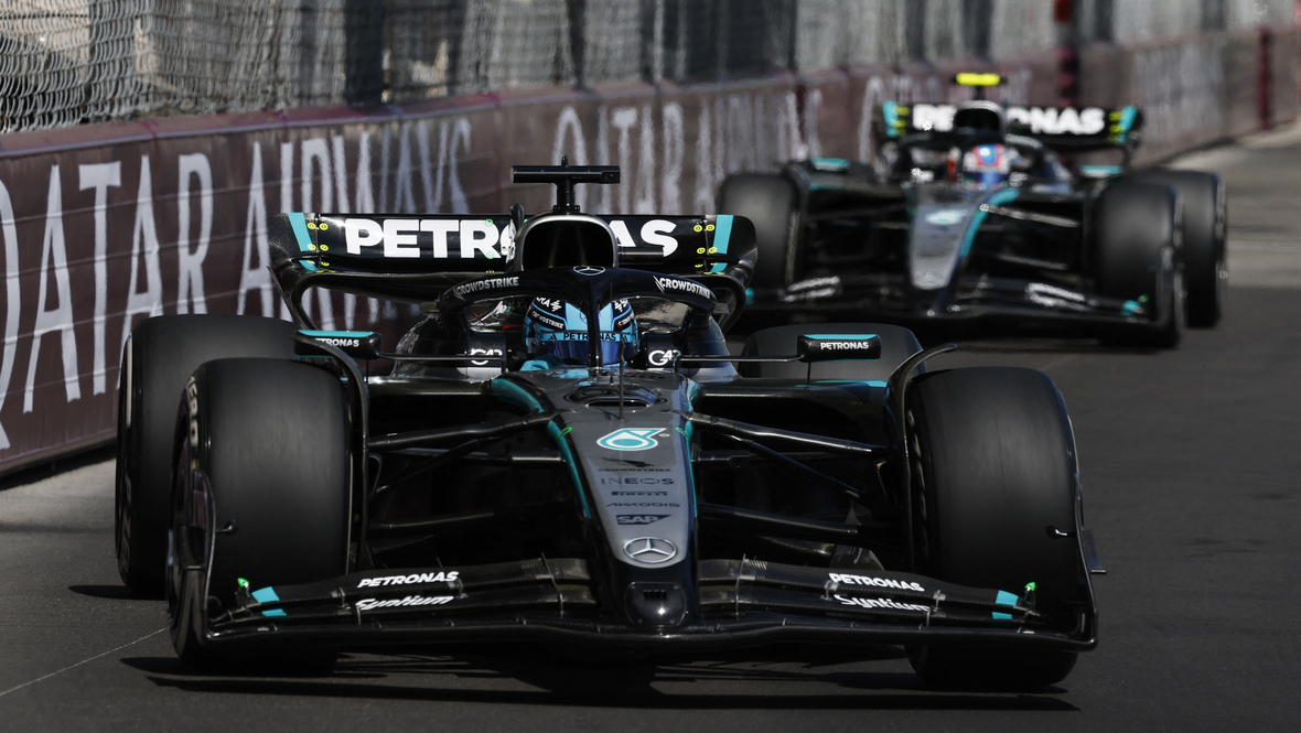 Болид Джорджа Расселла.