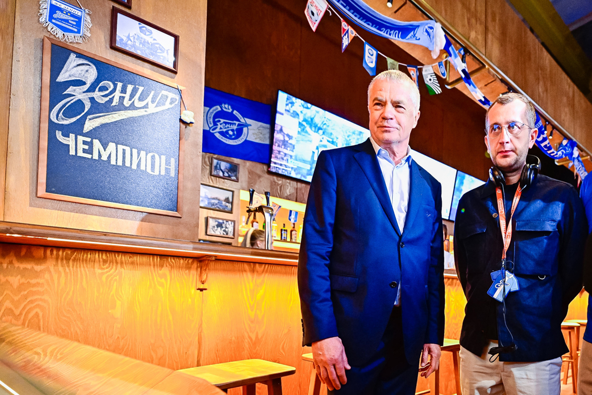 Александр Медведев. Президент «Зенита» Александр Медведев