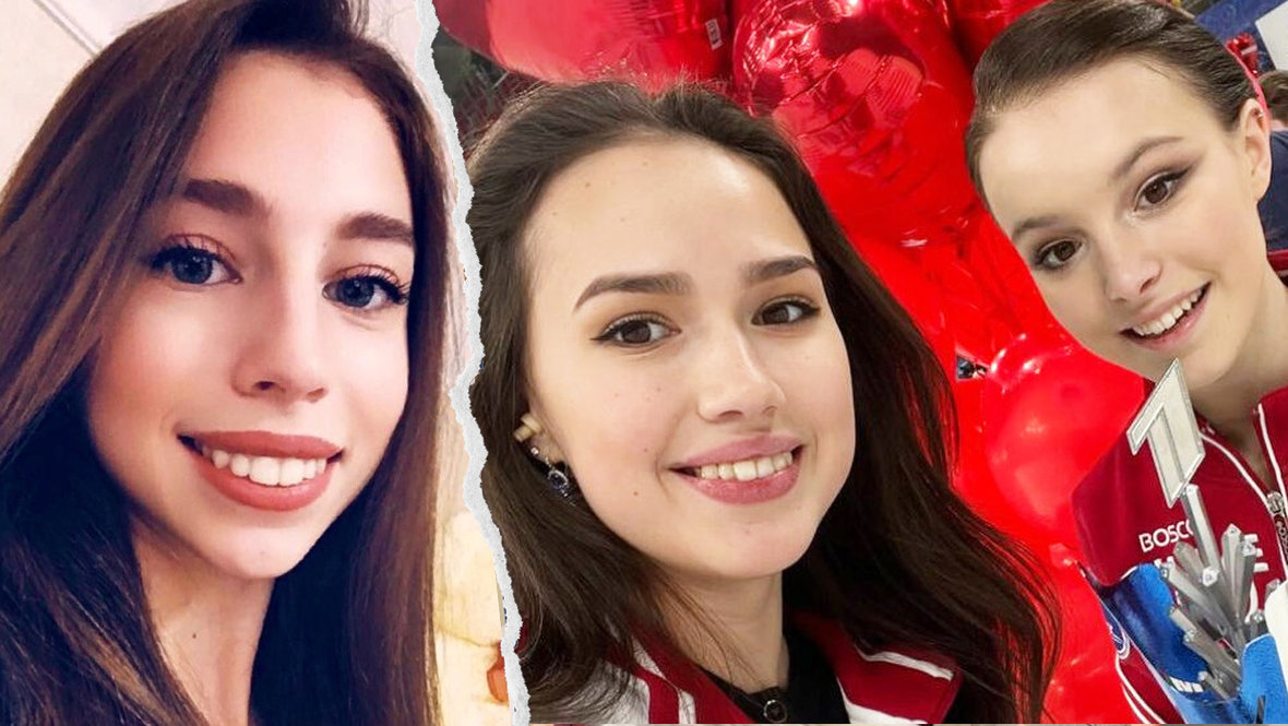 Фигуристки Анастасия Архипова, Алина Загитова и Анна Щербакова