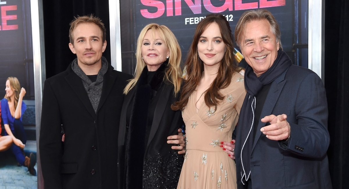 Актерские династии Голливуда. Джесси Джонсон, Мелани Гриффит, Дакота Джонсон и Дон Джонсон