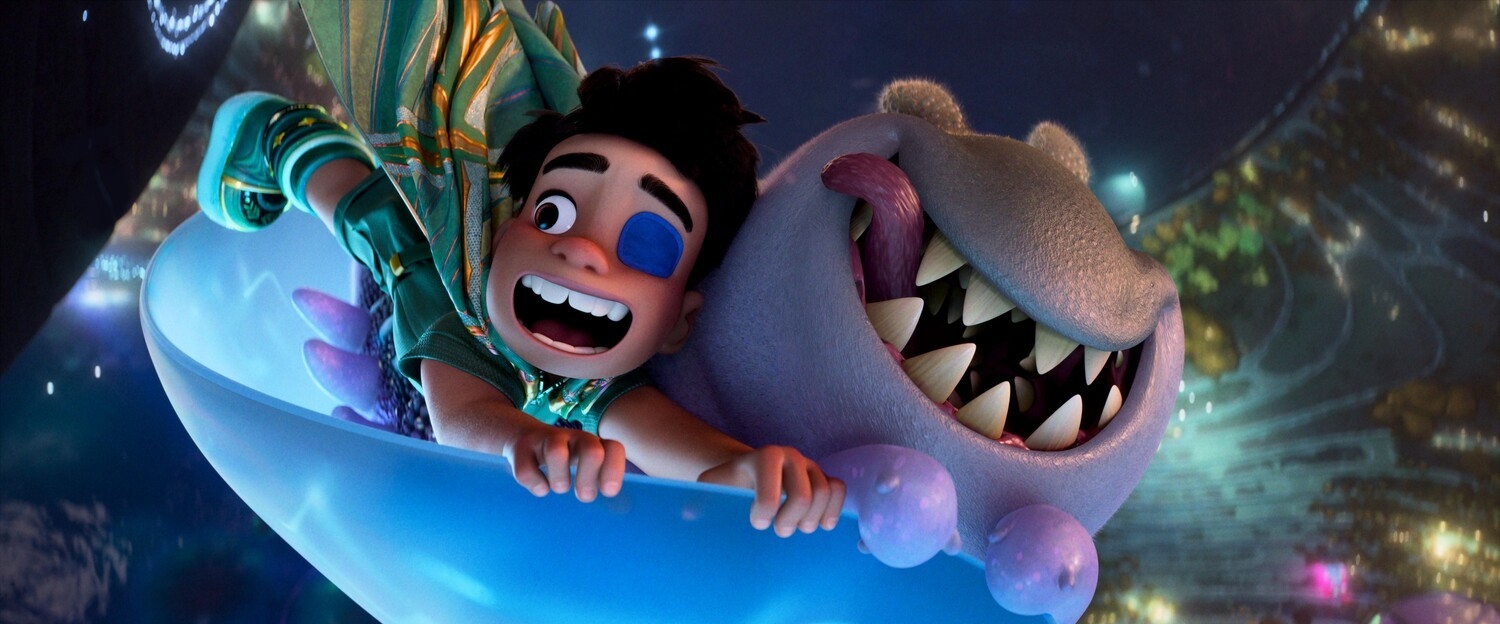 Кадр из мультфильма «Элио», реж. Эдриан Молина, Мадлен Шарафьян, Доми Ши, Walt Disney Pictures