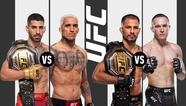 Илия Топурия, Чарльз Оливейра, Александр Пантожа и Кай Кара Фрэнс.