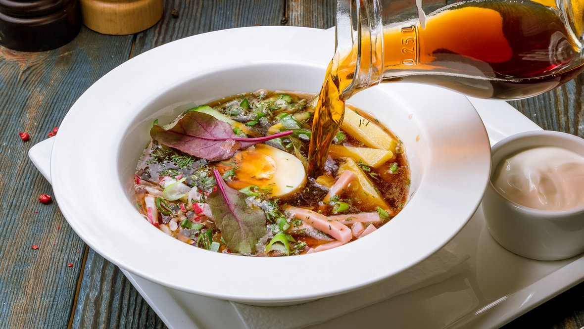 Окрошка на квасе