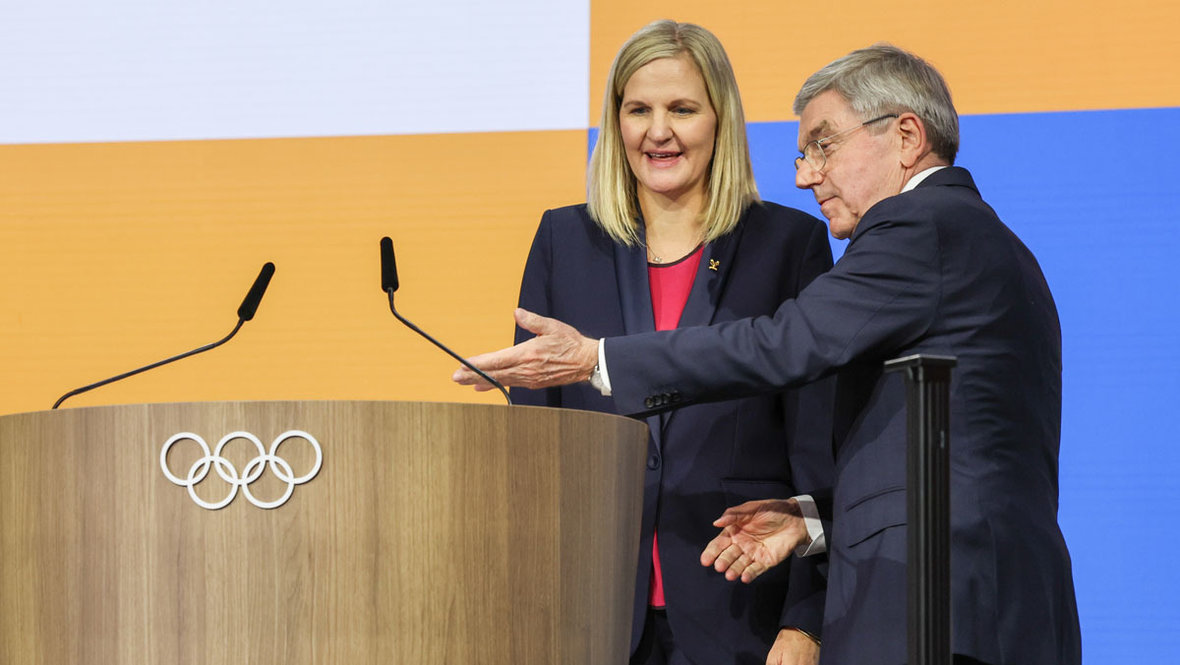 Кристи Ковентри и Томас Бах. Кристи Ковентри и Томас Бах