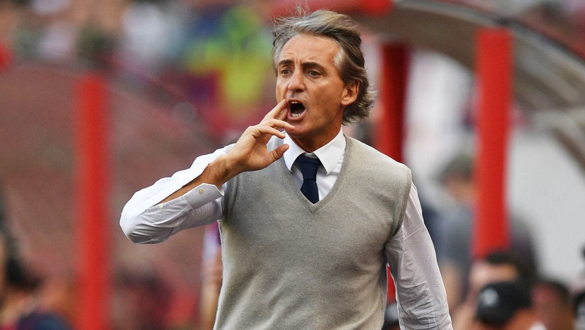 Роберто Манчини. Бывший главный тренер «Зенита» Роберто Манчини