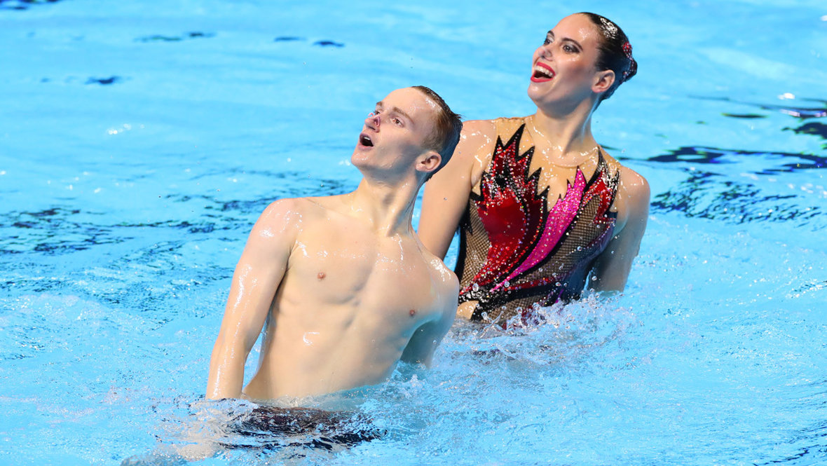 Александр Мальцев и Майя Гурбанбердиева. Синхронисты Александр Мальцев и Майя Гурбанбердиева