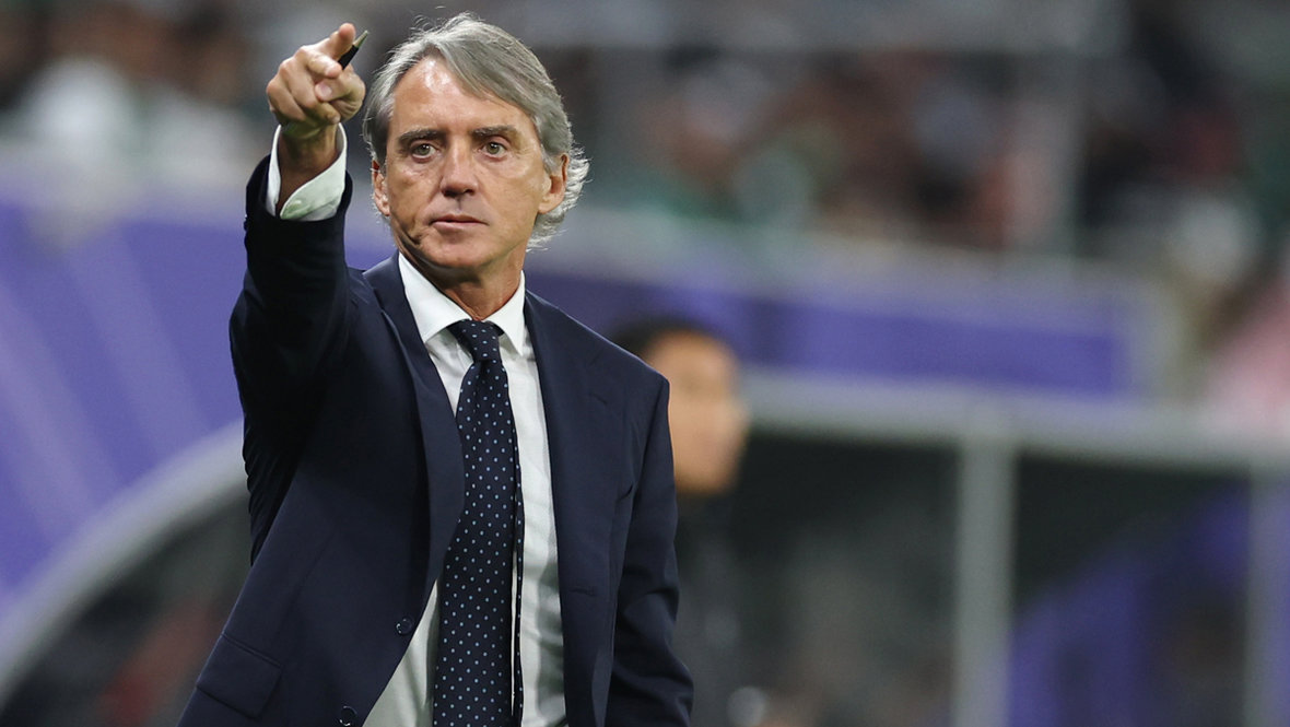 Роберто Манчини. Бывший главный тренер «Зенита» Роберто Манчини