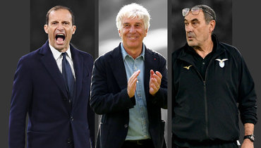 Жаркое лето тренерских перестановок в Италии. Чего ждать от Аллегри в «Милане», Гасперини в «Роме» и Сарри в «Лацио»