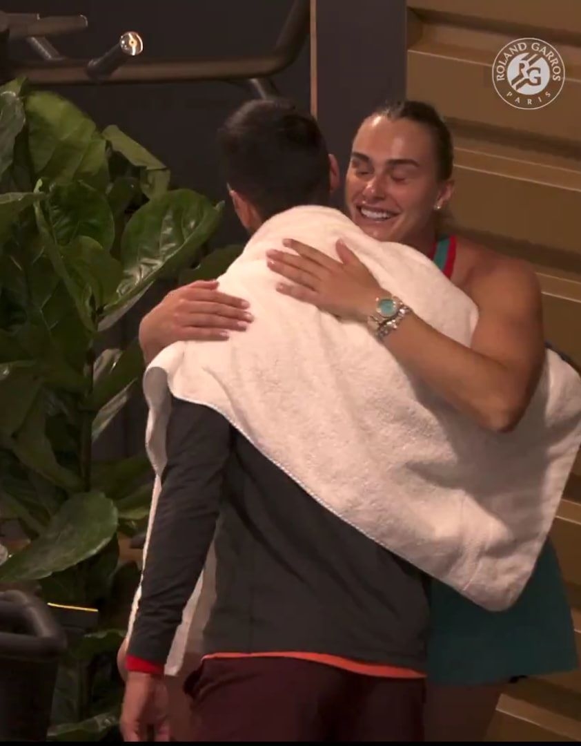 Новак Джокович и Арина Соболенко.