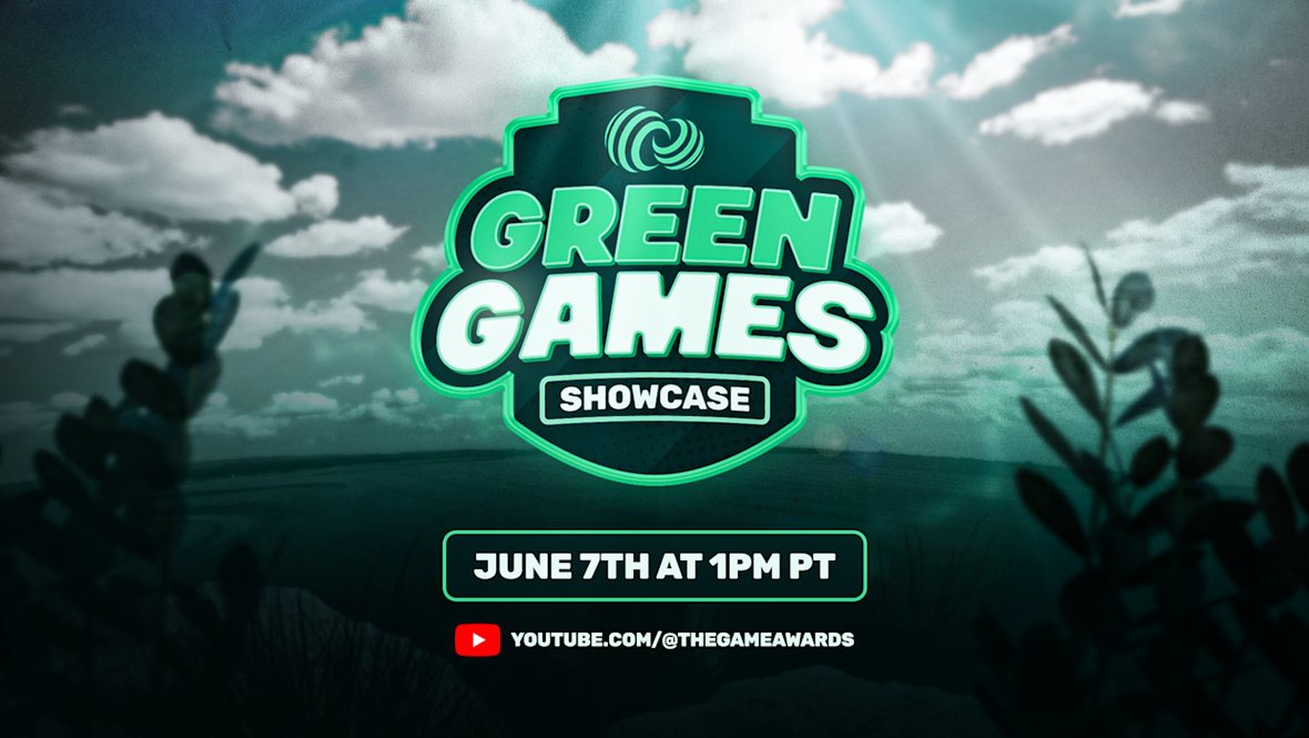 Постер фестиваля Green Games Showcase.
