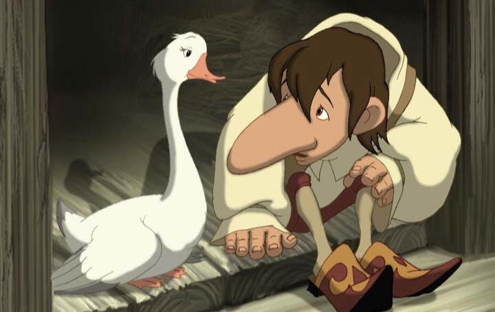 Кадр из мультфильма «Карлик Нос», реж. Илья Максимов, Кинокомпания СТВ, Анимационная студия Мельница