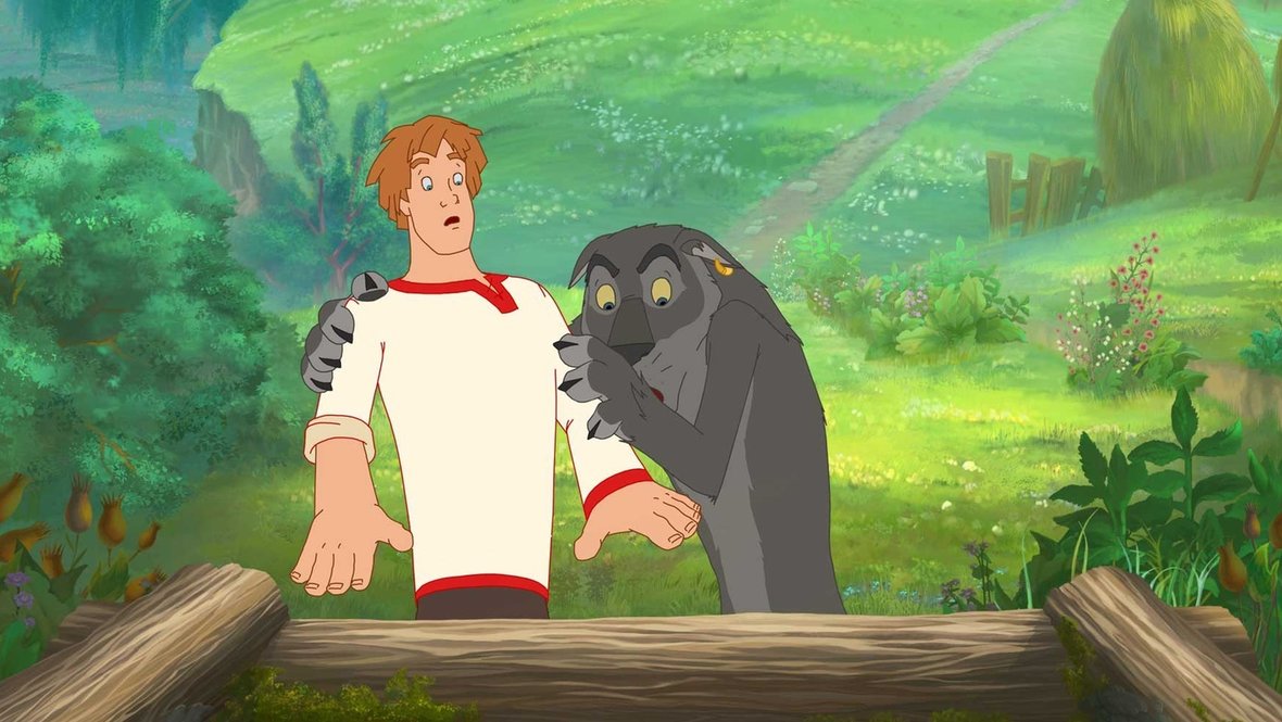 Кадр из мультфильма «Иван Царевич и Серый волк», реж. Владимир Торопчин, Кинокомпания СТВ, Анимационная студия Мельница