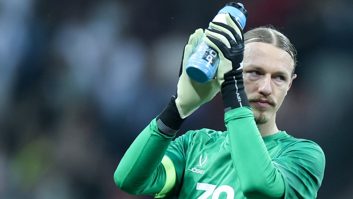 Вратарь сборной России Матвей Сафонов.