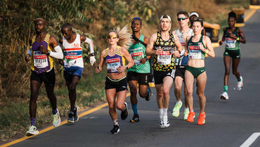 Участники ультрамарафона Comrades.