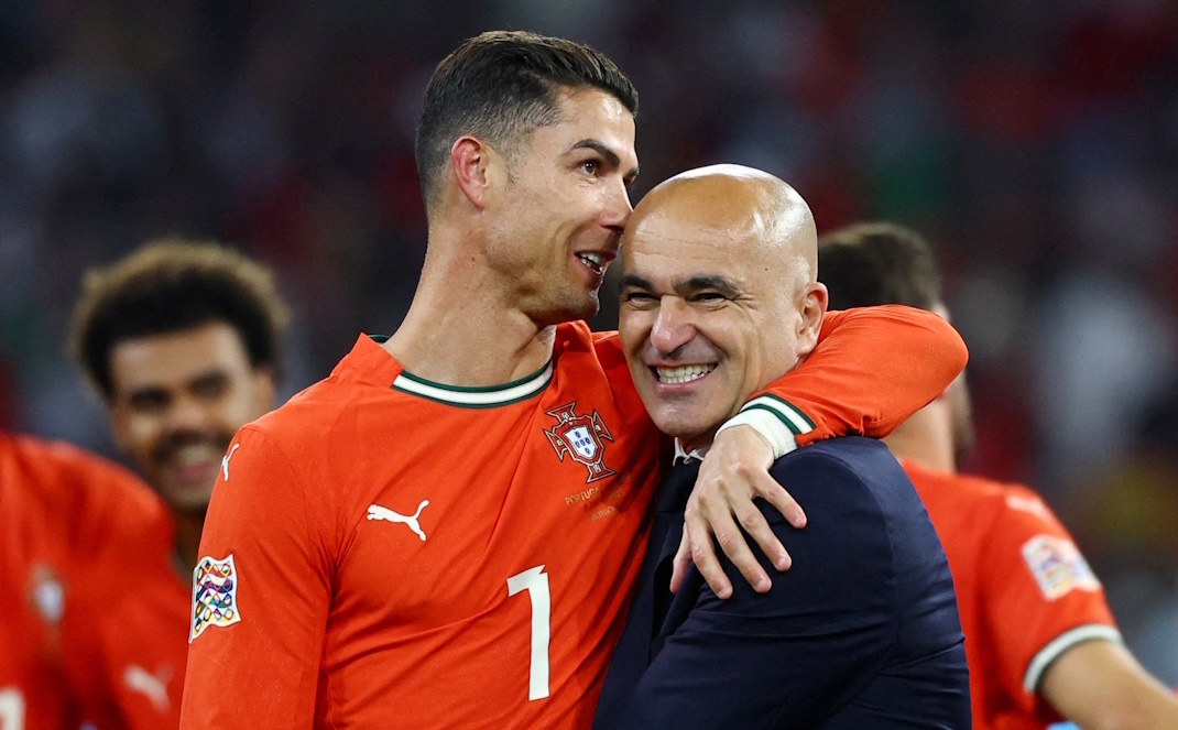 Криштиану Роналду и Роберто Мартинес.