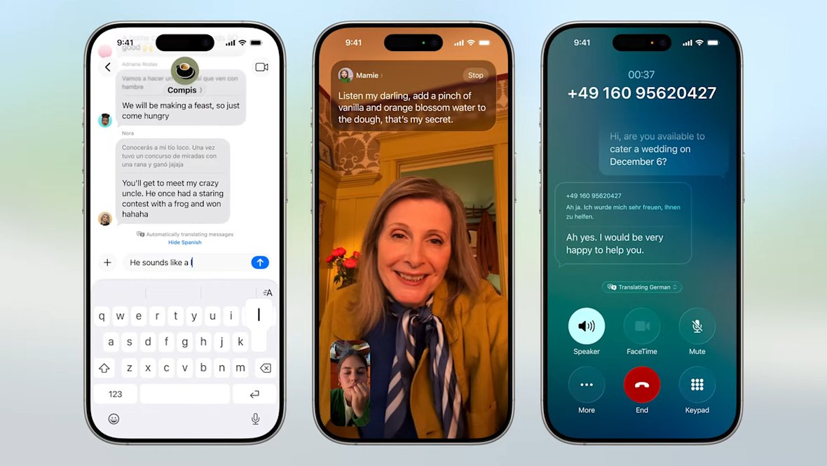 Автоматический переводчик iOS 26.
